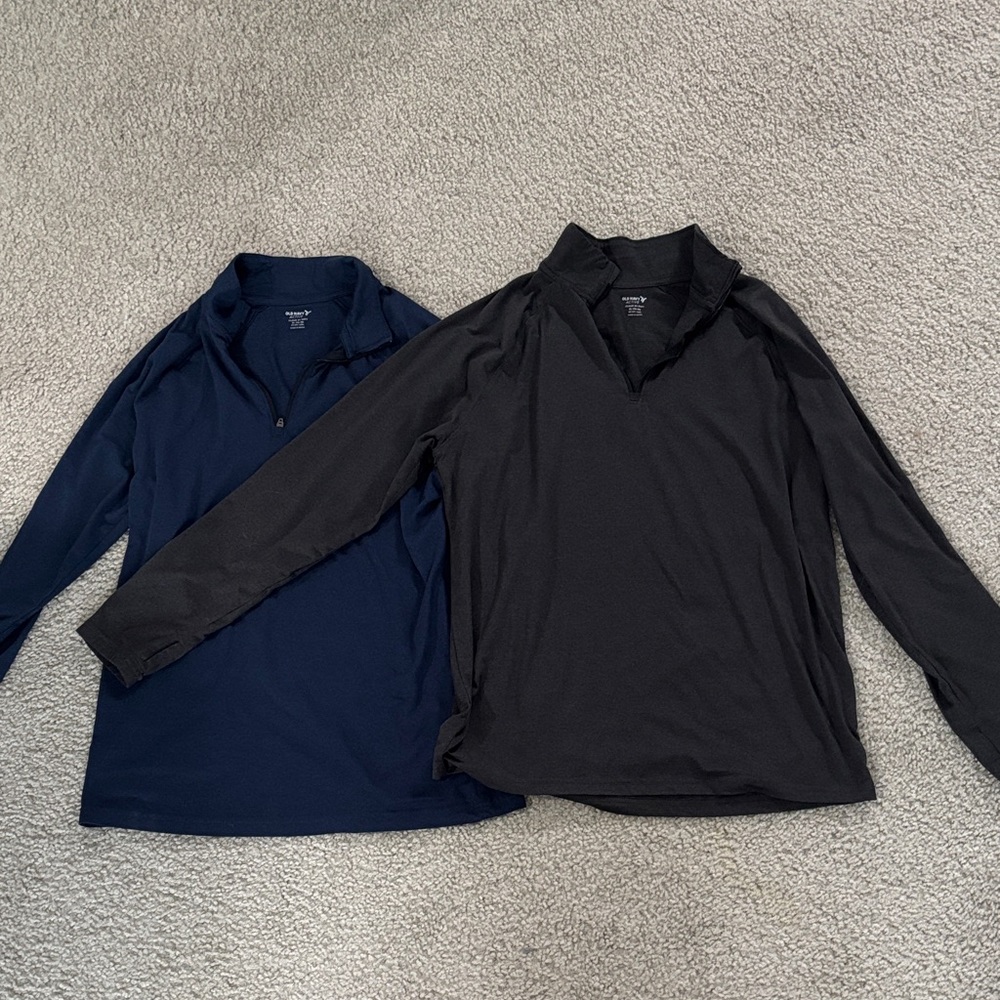 Boys Black and Navy Shirts
